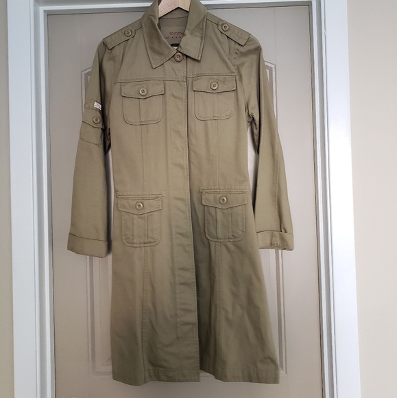 Vintage 90s Tommy Hilfiger Trench Coat - Picture 2 of 6